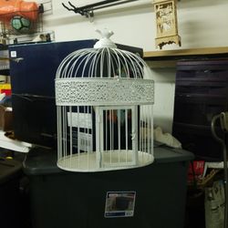 Beautiful White Bird Cage 