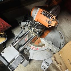 Ridgid sliding compound miter saw