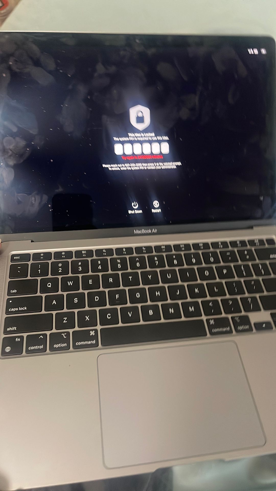 MacBook Air 2020 M1 iCloud Locked For Parts