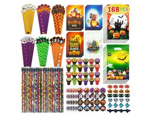 168-Piece Halloween Party Favor Set