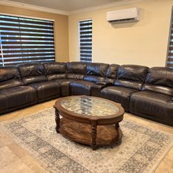 Leather Sectional