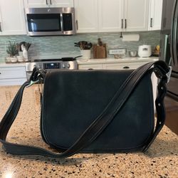 Vintage Coach Leather Crossbody Bag