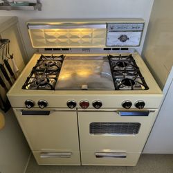 1960s Magic Chef Vintage Gas Unique Dual Broiler/oven MCM