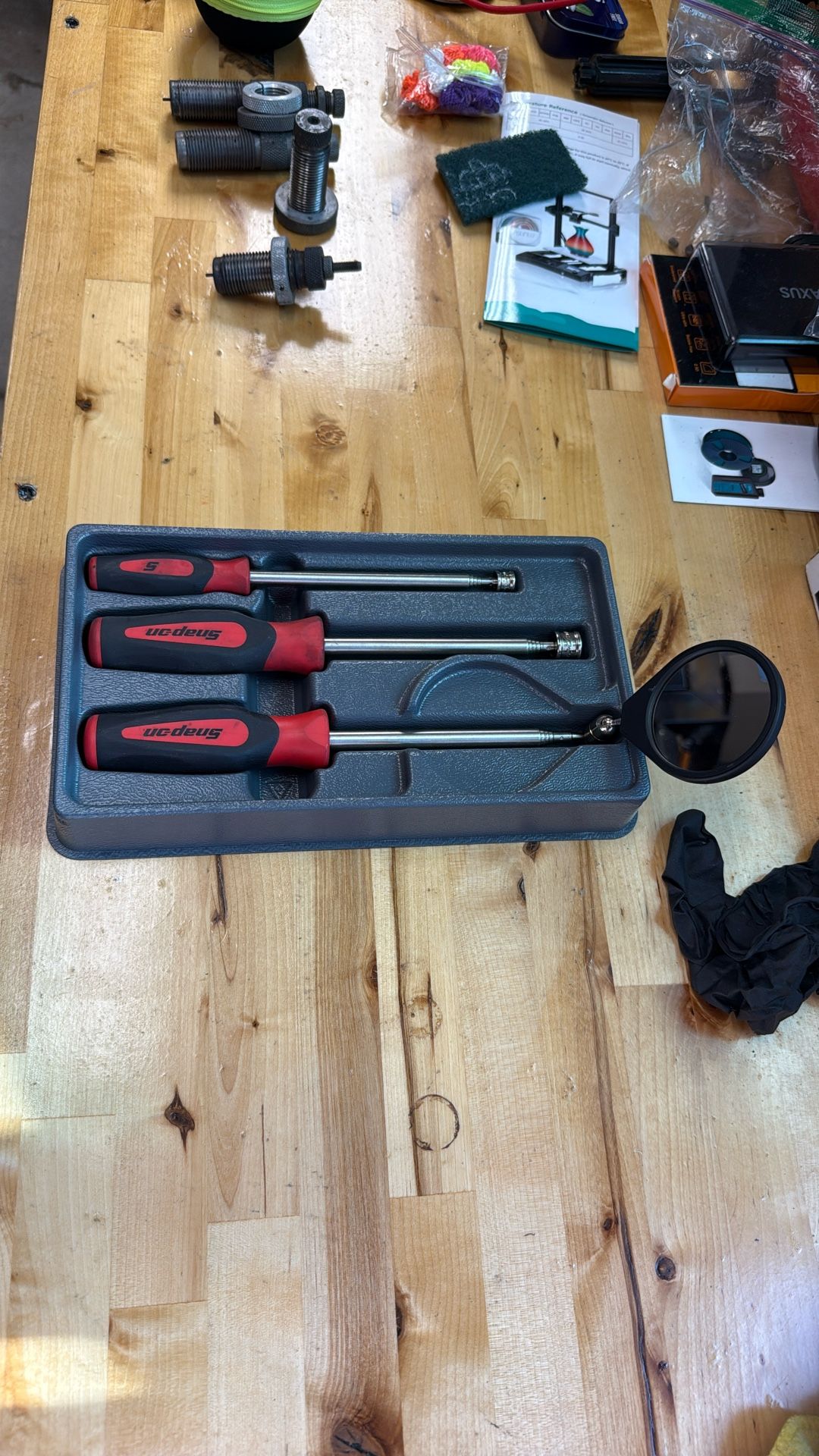 Snap On Extension Mirror And Magnet