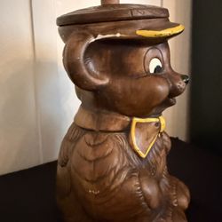 Vintage Bear Cookie Jar