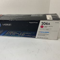 New HP 206A Magenta LaserJet Toner Cartridge W2113A