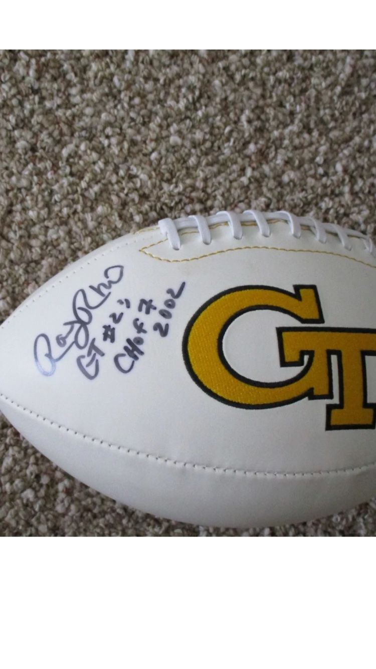 Georgia tech signed football