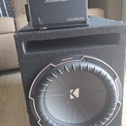 Kicler CompQ & Amplificador Kicker CxA600.1