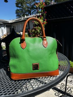 Dooney & Bourke Pebble Grain GREEN purse 