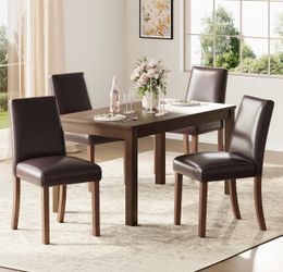 NEW 8  Dining Leather Chairs