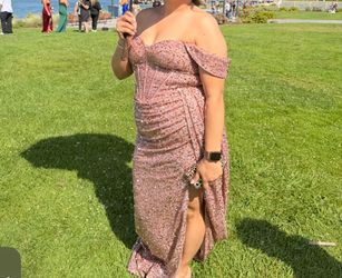 Sequin gown (L)