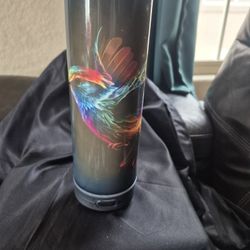 Hummingbird Stainless Steel Tumbler With Detachable Bluetooth Speaker 