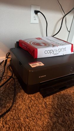 Printer with paper (need to change language)