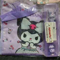 Hello Kitty Kuromi Lunch Bag And Utensils Set $20 