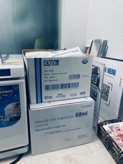 💉 Assorted 30mL & 60mL Syringes (unused lot) – $25
