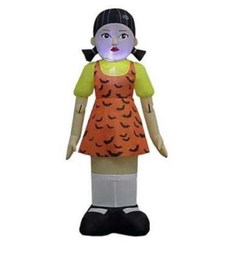 NEW Squid Games Inflatable Young Hee Doll