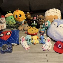 Kids squishmellows and toys