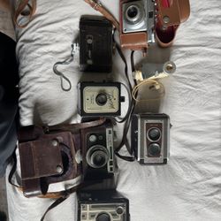 Vintage Antique Cameras Lot