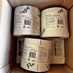 DuPont Tyvek Flashing Tape - 6"x75'. Total 8 Rolls. Each Roll $25