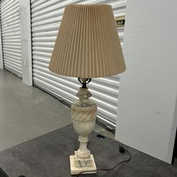 Vintage Italian Alabaster Marble Lamp 