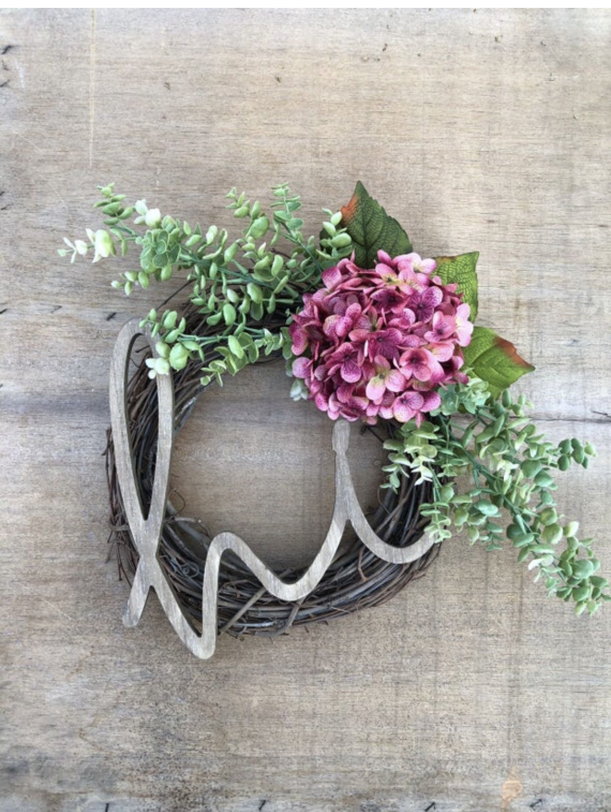 Home Decor Floral Wreath For Front Door Valentines Mothers Day Gift Spring Summer Decor