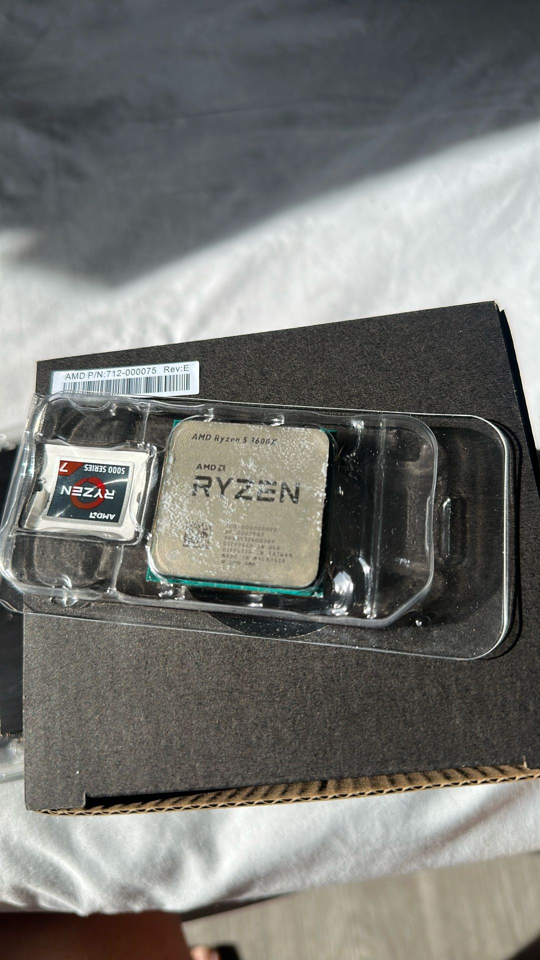 Cpu Ryzen 3600x Amd