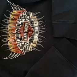 Harley Davidson Embroided Hoodie 