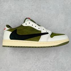 Travis Scott x Air Jordan 1 Retro Low OG SP 'Reverse Olive  Medium Olive'