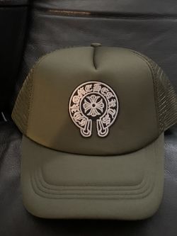 Chrome Hearts Trucker Hat Mesh Adjustable SnapBack Green  Forest Cap Baseball Cap