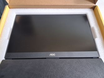 AOC 15.6 portable monitor (pick up)
