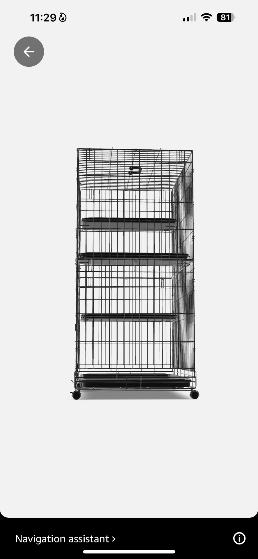 Cat Playpen Cage Large 