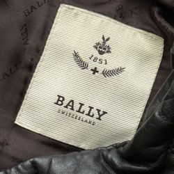Bally Leather Jacket Men 