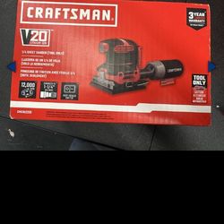 Craftsman V20 Cordless 1/4 Sheet Finishing Sander Tool Only