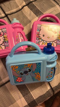 Hello Kitty & Stitch Lunch Boxes