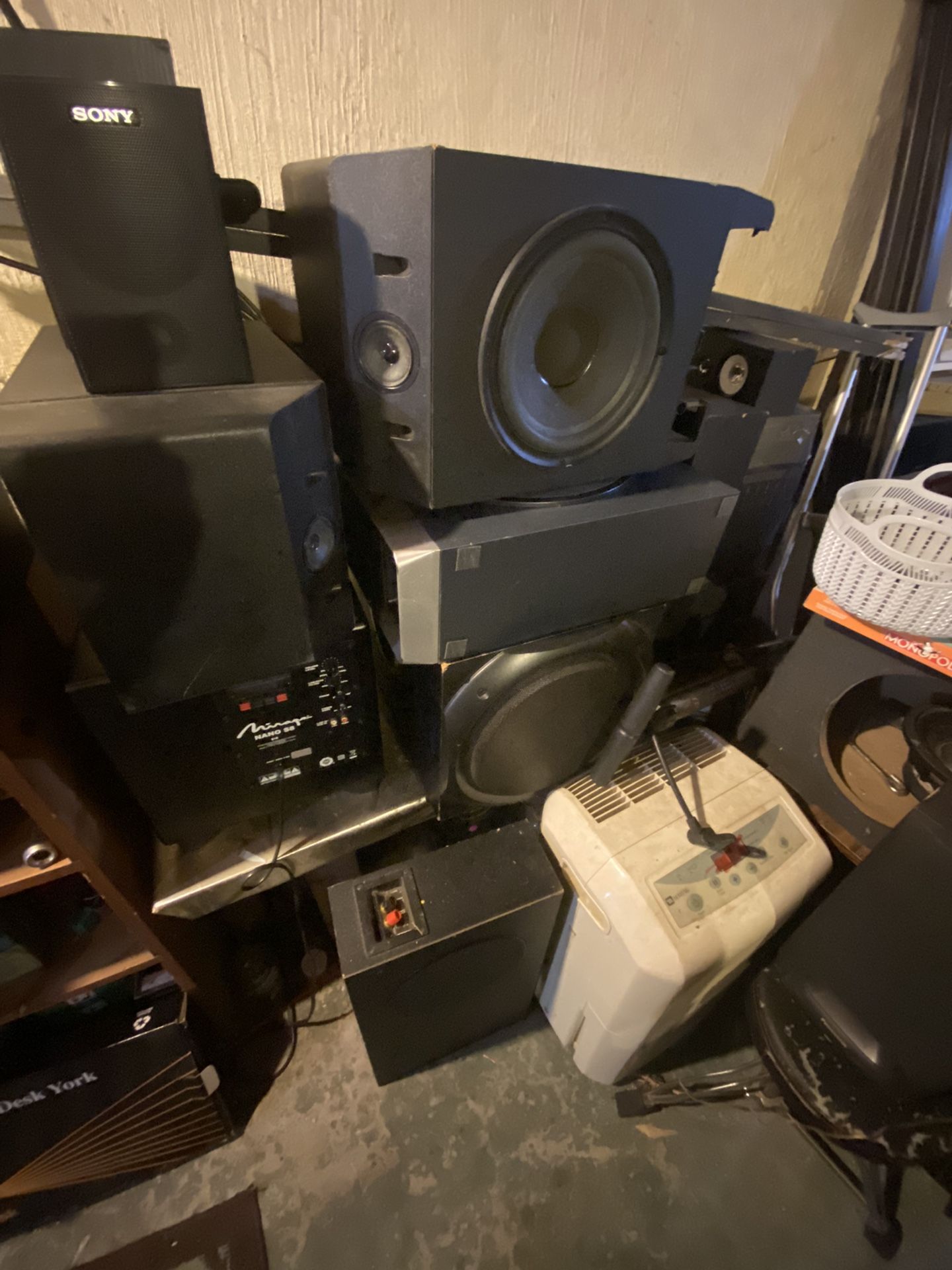 Lots Of Speakers For Sale Including Sony & Bose
