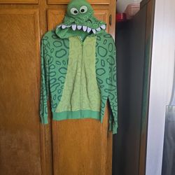 Toy Story Hoodie Size XXS Rex Green Dinosaur Disney Pixar Sweatshirt Youth