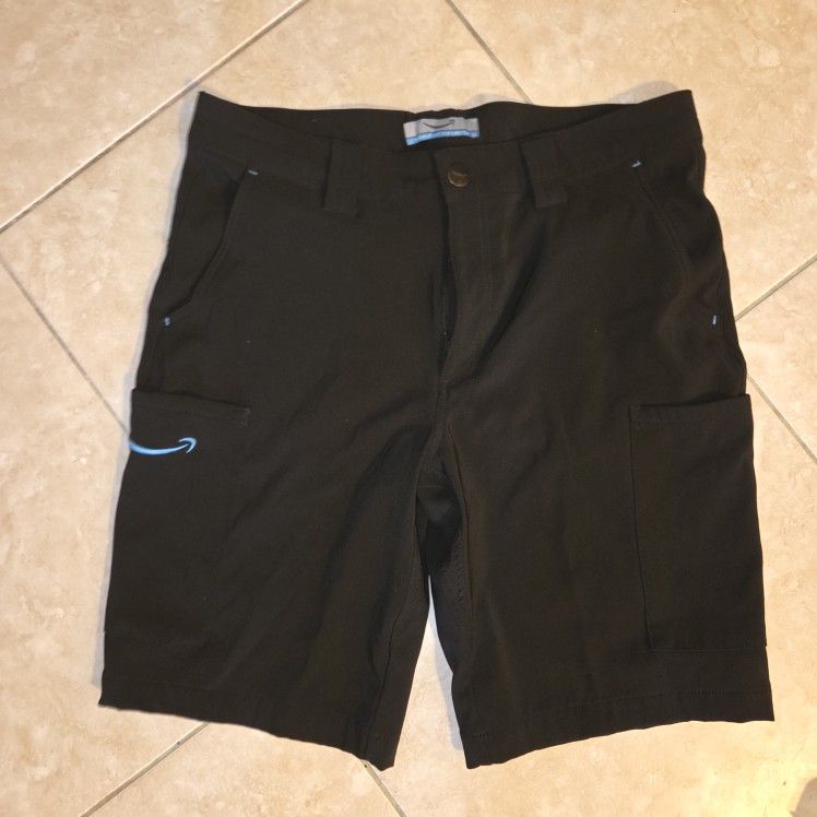 Amazon Mens  shorts Cargo medium 32 - 34 Black Blue 