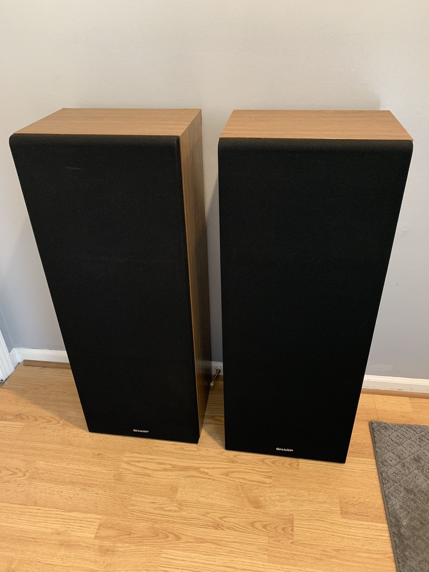 Sharp floor best sale speakers