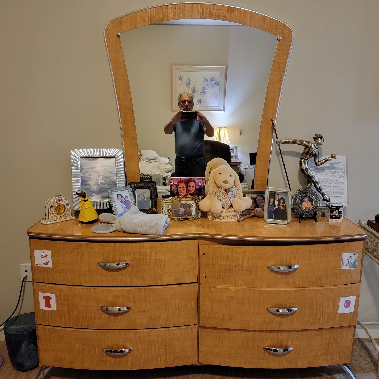Designer Dresser, Mirror And Nightstand