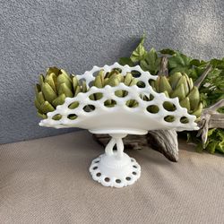 Beautiful  Vintage Lace Banana Bowl