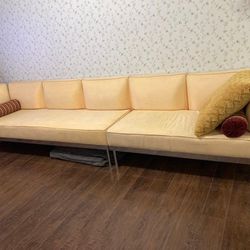 2 Pc Sectional Fabric Sofa