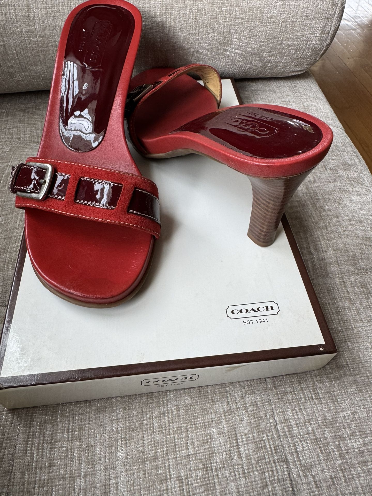 Coach Leather Shoes- Size 8