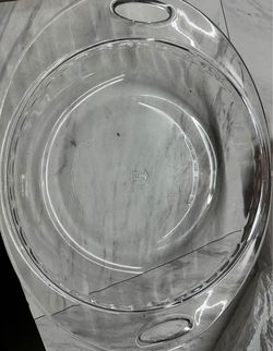Glass Pans (set Of 2)