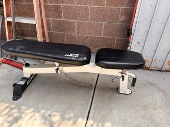 Workout Bench and bar