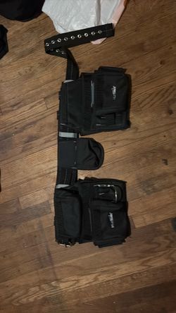 MeloTough Black Tool Belt with Pouches