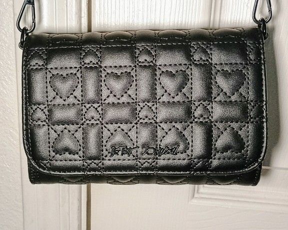 Betsy Johnson Black Crossbody