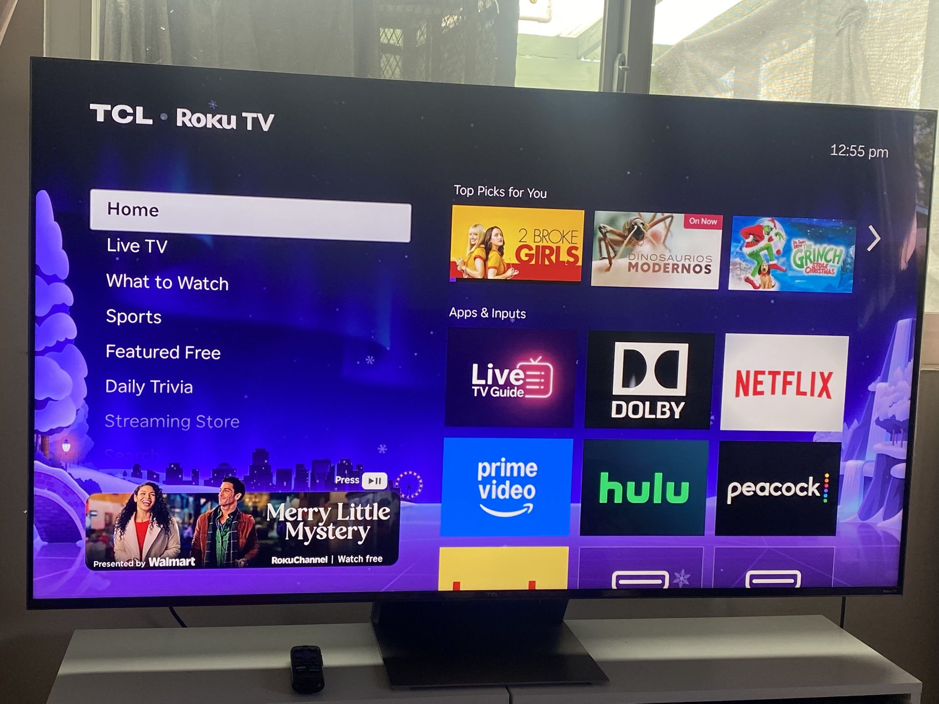 50” TCL• Roku TV