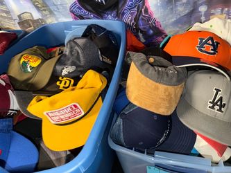 Mixed Lot of Used Caps SnapBacks hats