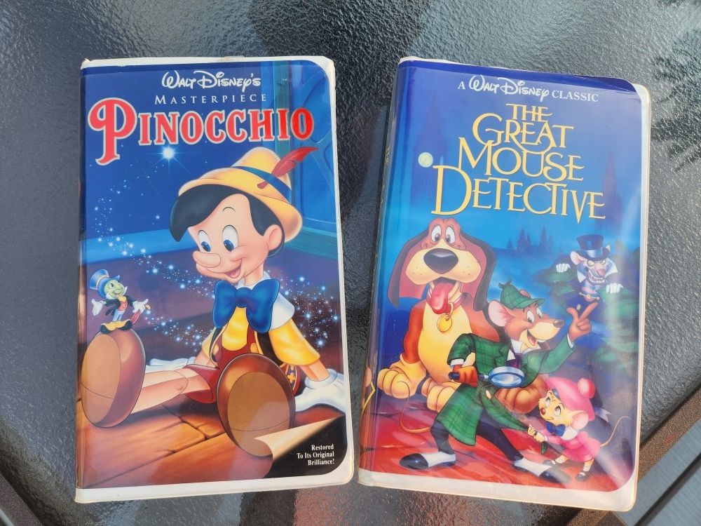 Disney Classic Original VHS Movies