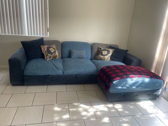 Blue couch